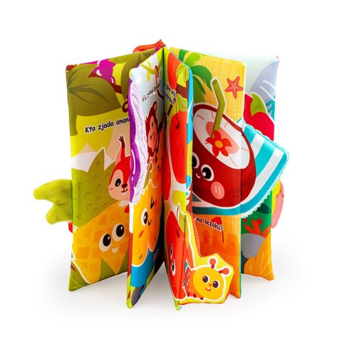 JOLLYBABY JB 83282 Książeczka wesołe owoce