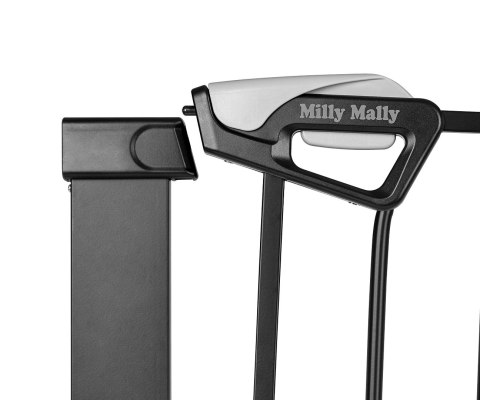 MILLY MALLY 6984 Bramka zabezpieczająca - barierka na schody z rozszerzeniami Guardy 118 black