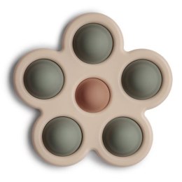 Mushie MU2830475 Zabawka sensoryczna Kwiatek Pop It Dried Thyme