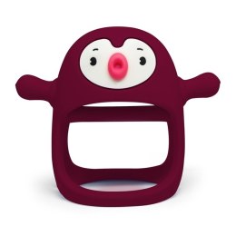 SMILY MIA M12030-4 Gryzak silikonowy Pingwin Buddy Red