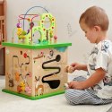 TOOKY TOY Kostka Edukacyjna Sorter Labirynt Przeplatanka Zwierzątka