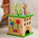 TOOKY TOY Kostka Edukacyjna Sorter Labirynt Przeplatanka Zwierzątka