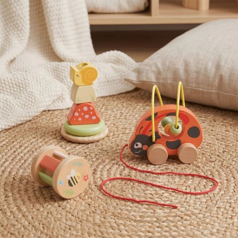 TOOKY TOY Zestaw Zabawek Box Montessori od 12m+ Biedronka do Zabawy Rozwojowej 3w1