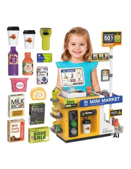 WOOPIE 100338 Mini Market kasa interaktywna