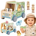 TOOKY TOY Samochód Sorter Kostka Aktywności Montessori Safarii