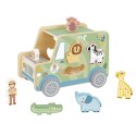 TOOKY TOY Samochód Sorter Kostka Aktywności Montessori Safarii
