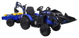 Pojazd Traktor Z Przyczepą 720-T Niebieski