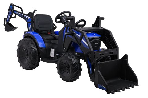 Pojazd Traktor Z Przyczepą 720-T Niebieski