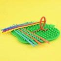 Silikonowana sensoryczna tablica XL - Jabłko przeplatanka 18 cm