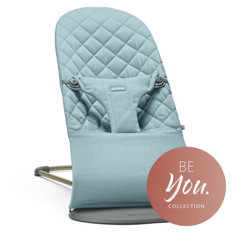 BABYBJORN - leżaczek BLISS COTTON, Turkusowy