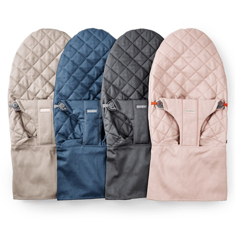 BABYBJORN - poszycie do leżaczka Balance Bliss Piaskowy szary, Cotton