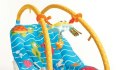 Tiny Love Leżaczek Leżaczek wibrujący z regulowanymi pałąkami - Podwodny świat TL1802706130 niebieski