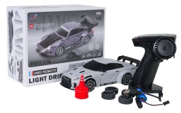 Autko R/C do Driftu 1:20 z Funkcją Świateł Szary