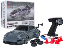 Autko R/C do Driftu 1:20 z Funkcją Świateł Zielony