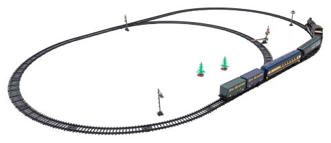 Kolejka z Wagonami Tor 170x101cm