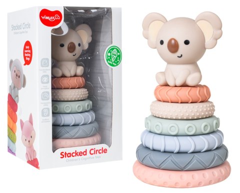 Kolorowa Sensoryczna Piramida Koala