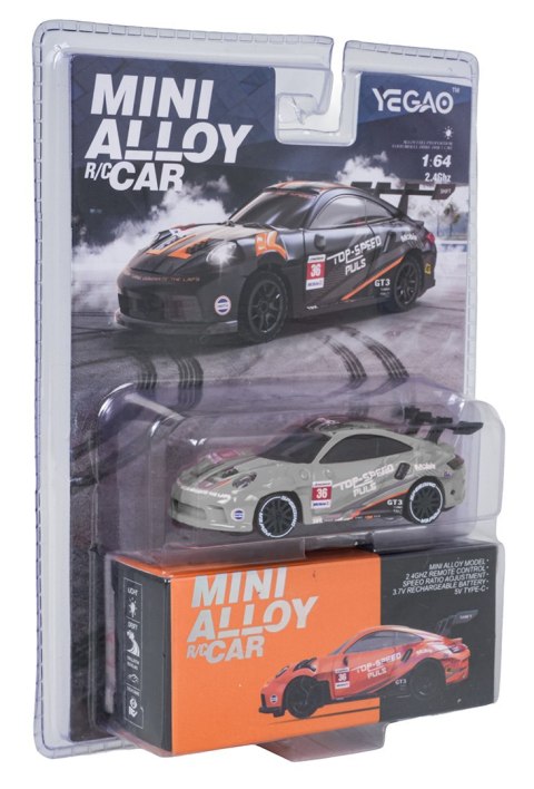 Autko 1:64 R/C TOP SPEED Do Driftu Szary