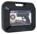 Czarny Pistolet Zabawkowy Metalowy na Kulki