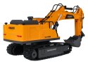 Koparka R/C z Funkcją Dymu, Świateł i Dźwięku Żółta
