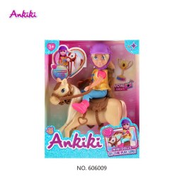 Lalka Ankiki z Koniem + Akcesoria