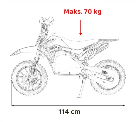 Pojazd Motor RENEGADE 50R-E Niebieski