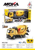 Pojazdy Budowlane Betoniarka Żółta R/C