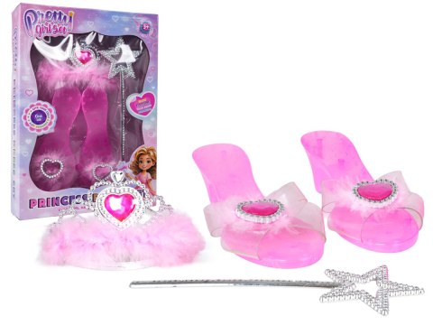 Zestaw Stylizacji Dla Księżniczki Buty i Kolia
