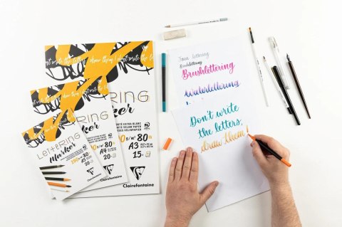 Blok Lettering A3 papier welinowy 15 ark