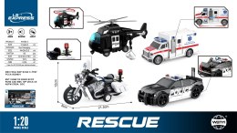 Zestaw Pojazdów Straż + Policja