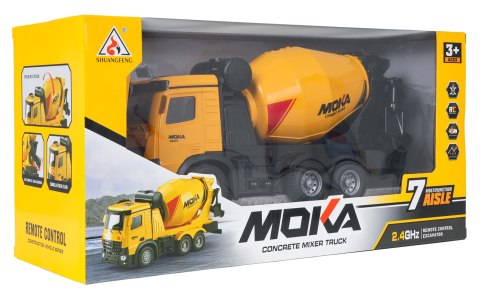 Pojazdy Budowlane Betoniarka Żółta R/C