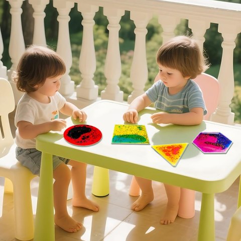 TULLO 710 Zabawki sensoryczne z cieczą squishy 4 kształty