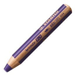 Kredka STABILO Woody 3w1 Fioletowa