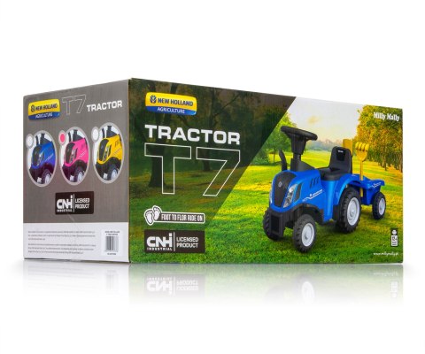 Milly Mally Pojazd NEW HOLLAND T7 TRAKTOR Pink