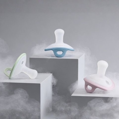 Mombella P01214 Silikonowy smoczek uspokajający Grzybek Lavender Fog