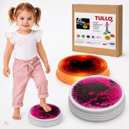 TULLO 720 Kamień sensoryczny świecący z cieczą róż 1 szt.
