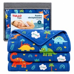TULLO 750 Kołdra obciążeniowa sensoryczna 3 kg niebieska