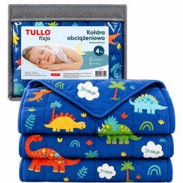 TULLO 752 Kołdra obciążeniowa sensoryczna 4 kg niebieska
