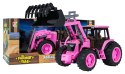 Traktor Różowy 1:16 z Funkcją Świateł i Dźwięku