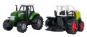 Zestaw Metalowy Traktor i Kombajn + Naczepy