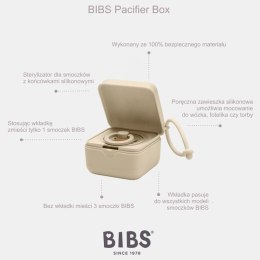 BIBS PACIFIER BOX DARK OAK 2 w 1 etui do smoczków oraz pojemnik do sterylizacji smoczków