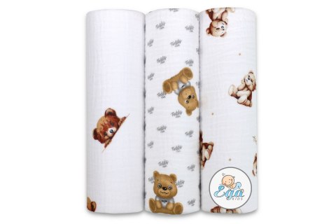 EGA Pielucha muślin kreszowany 60/80 0510 zestaw 5 3-pak mix