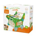 VIGA Drewniany Pchacz Edukacyjny Krokodylek 12w1