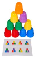Gra Zręcznościowa MINI Kubeczki + Karty Edycja Pingwinek