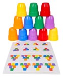 Gra Zręcznościowa MINI Kubeczki + Karty Edycja Pingwinek