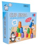 Gra Zręcznościowa MINI Kubeczki + Karty Edycja Pingwinek