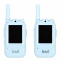 Walkie talkie krótkofalówki dla dzieci kamera funkcja wideo niebieskie