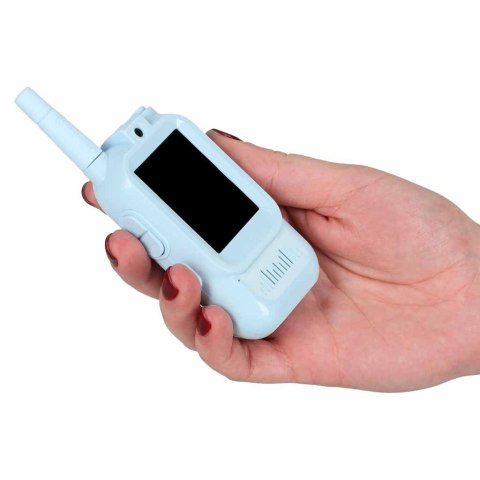 Walkie talkie krótkofalówki dla dzieci kamera funkcja wideo niebieskie