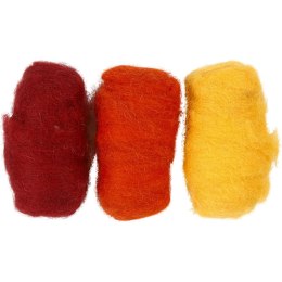 Wełna czesankowa 3x10 g Rudości