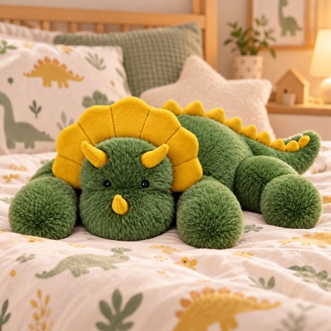 Pluszowy Dinozaur Przytulanka Maskotka Długie Łapy Zielony 60cm