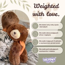 WOOPIE Pluszak Obciążeniowy Miś Niedźwiadek Antystresowy Sensoryczny Ciężkomiś Przytulanka 65cm 1,5 kg